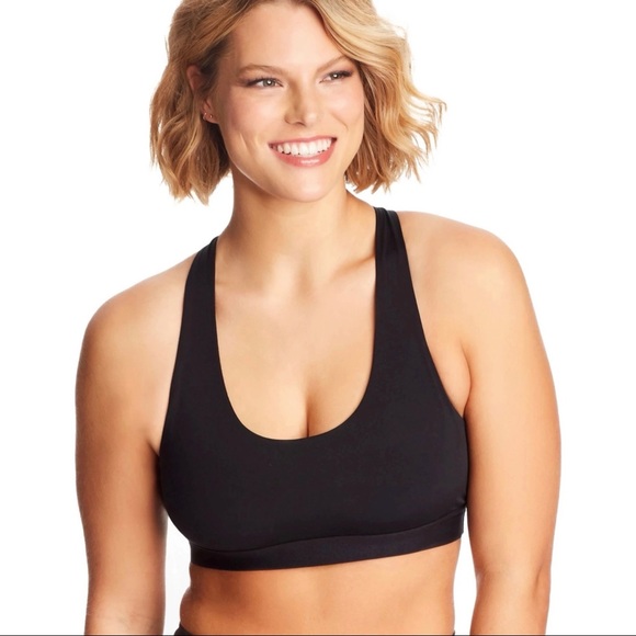 Maidenform black Sporty Racerback wireless Sports Bra - Picture 1 of 9